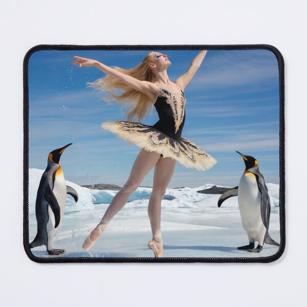Item preview, Ballet dancer among penguins designed and sold by Frank-Farran.
