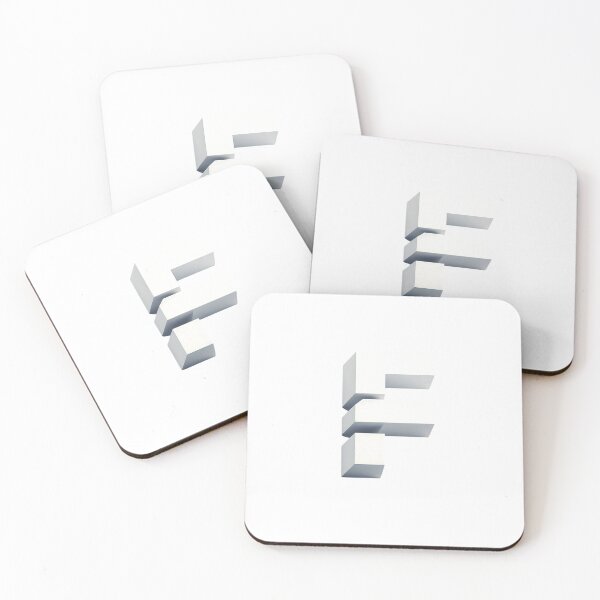Item preview, 3D Geometric 'F' Monogram designed and sold by Pixel-Lift.