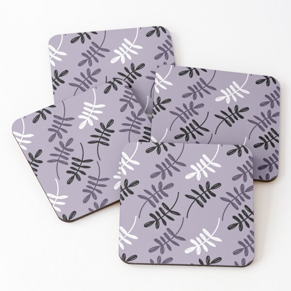 Item preview, Celestial Bootanicals Lavender Purple Black and White designed and sold by DanielleFishIll.