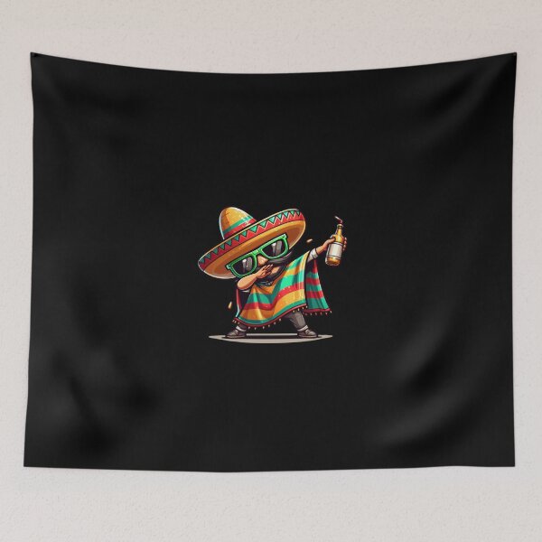 Item preview, Dabbing Mexican Poncho Cinco De Mayo designed and sold by Isabella ✔️ ✔️.