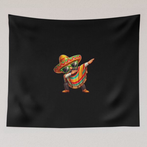 Item preview, Dabbing Mexican Poncho Cinco De Mayo designed and sold by Isabella ✔️ ✔️.