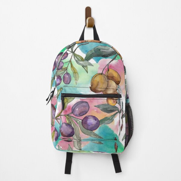 Item preview, olives: purple and green watercolor style designed and sold by EmeraldeaArt.