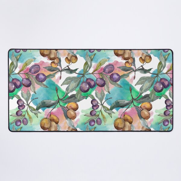 Item preview, olives: purple and green watercolor style designed and sold by EmeraldeaArt.