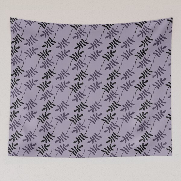 Item preview, Celestial Bootanicals Lavender Purple Black designed and sold by DanielleFishIll.