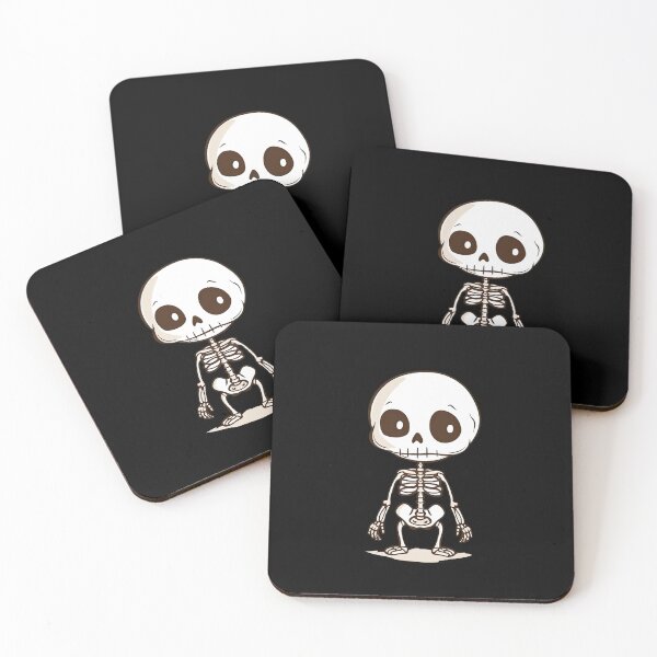Item preview, Cute Skeleton Kawaii Halloween Skull designed and sold by NateFellhauer.