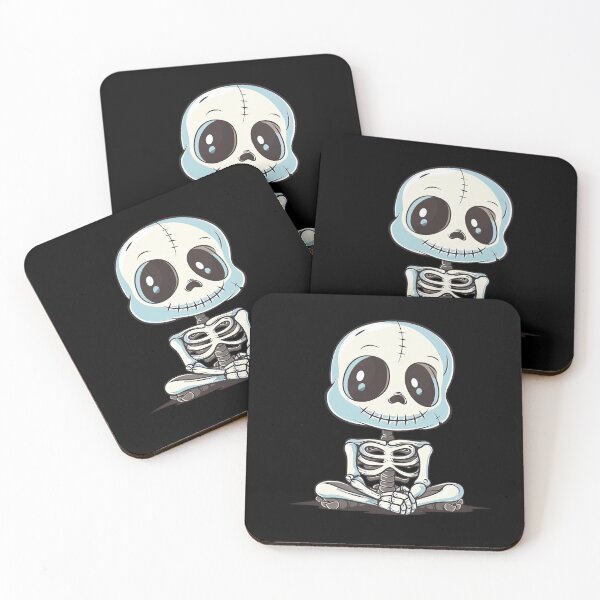 Item preview, Cute Skeleton Kawaii Halloween Skull designed and sold by NateFellhauer.