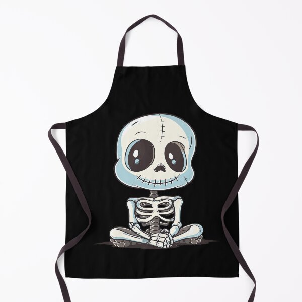 Item preview, Cute Skeleton Kawaii Halloween Skull designed and sold by NateFellhauer.