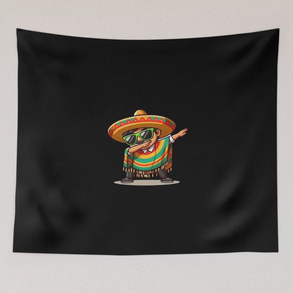 Item preview, Dabbing Mexican Poncho Cinco De Mayo designed and sold by Isabella ✔️ ✔️.