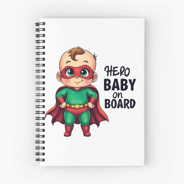 Item preview, Baby on Board, Super Hero Baby designed and sold by saloui.