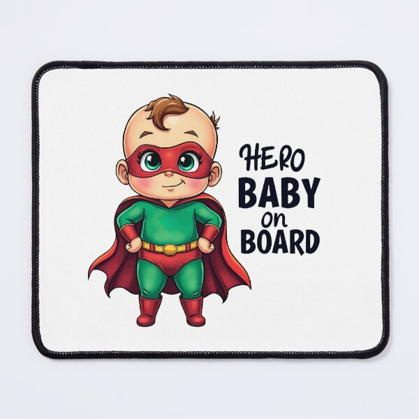 Item preview, Baby on Board, Super Hero Baby designed and sold by saloui.