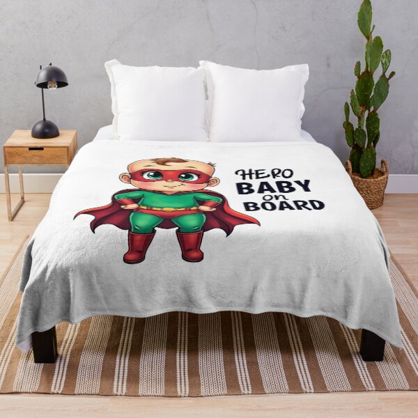 Item preview, Baby on Board, Super Hero Baby designed and sold by saloui.