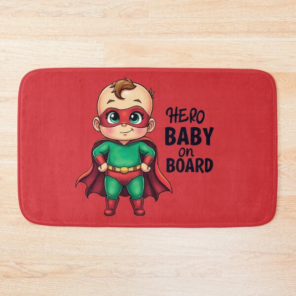Item preview, Baby on Board, Super Hero Baby designed and sold by saloui.