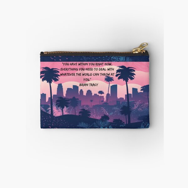 Item preview, Quote - City Limits -  Sunset Hues with Palm trees designed and sold by myartisanco.