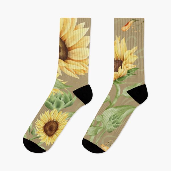 Item preview, Sunflowers Tan Background designed and sold by TurquoiseBird.