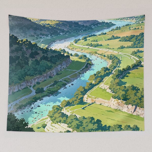 Item preview, Rhine Valley - Rheintal, Germany designed and sold by Worldscape Wonders.