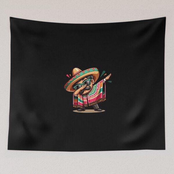 Item preview, Dabbing Mexican Poncho Cinco De Mayo designed and sold by Isabella ✔️ ✔️.