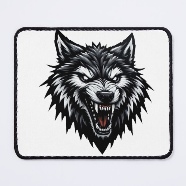 Item preview, fierce wolf from wild life forest nature designed and sold by Yas_oma.