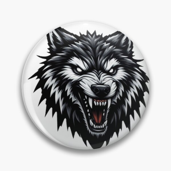 Item preview, fierce wolf from wild life forest nature designed and sold by Yas_oma.
