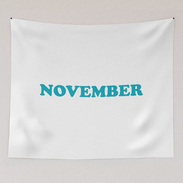 Item preview, November teal designed and sold by Inspirationmotivation.