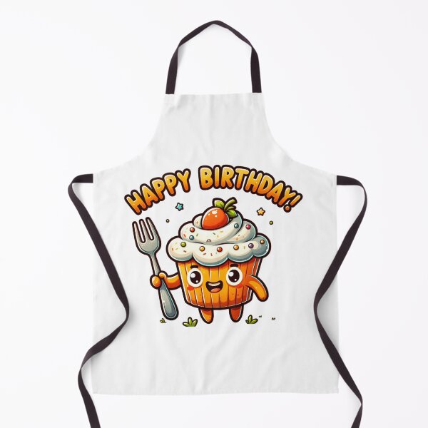 Item preview, Forking Delicious Happy Birthday Cupcake designed and sold by BassHeadMomma.