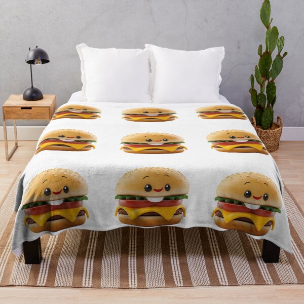 Item preview, Cartoon Style Cheeseburger Hamburger Sandwich Logo Stickers, Logo, Illustration, Wall arts, Art Prints and More designed and sold by Kevin Lou.
