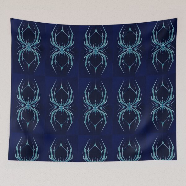 Item preview, Spider pattern dark blue designed and sold by roshana3.