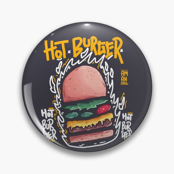 Item preview, Hot Burger  designed and sold by amanjabal.