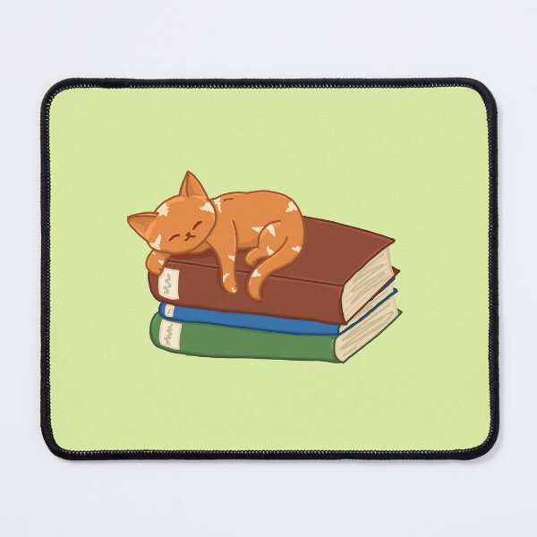 Item preview, Orange Book Cat designed and sold by KitKattyDesigns.