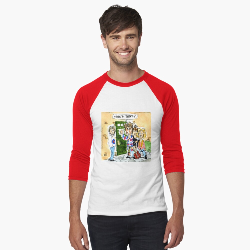 Item preview, Baseball ¾ Sleeve T-Shirt designed and sold by ltcartoons.