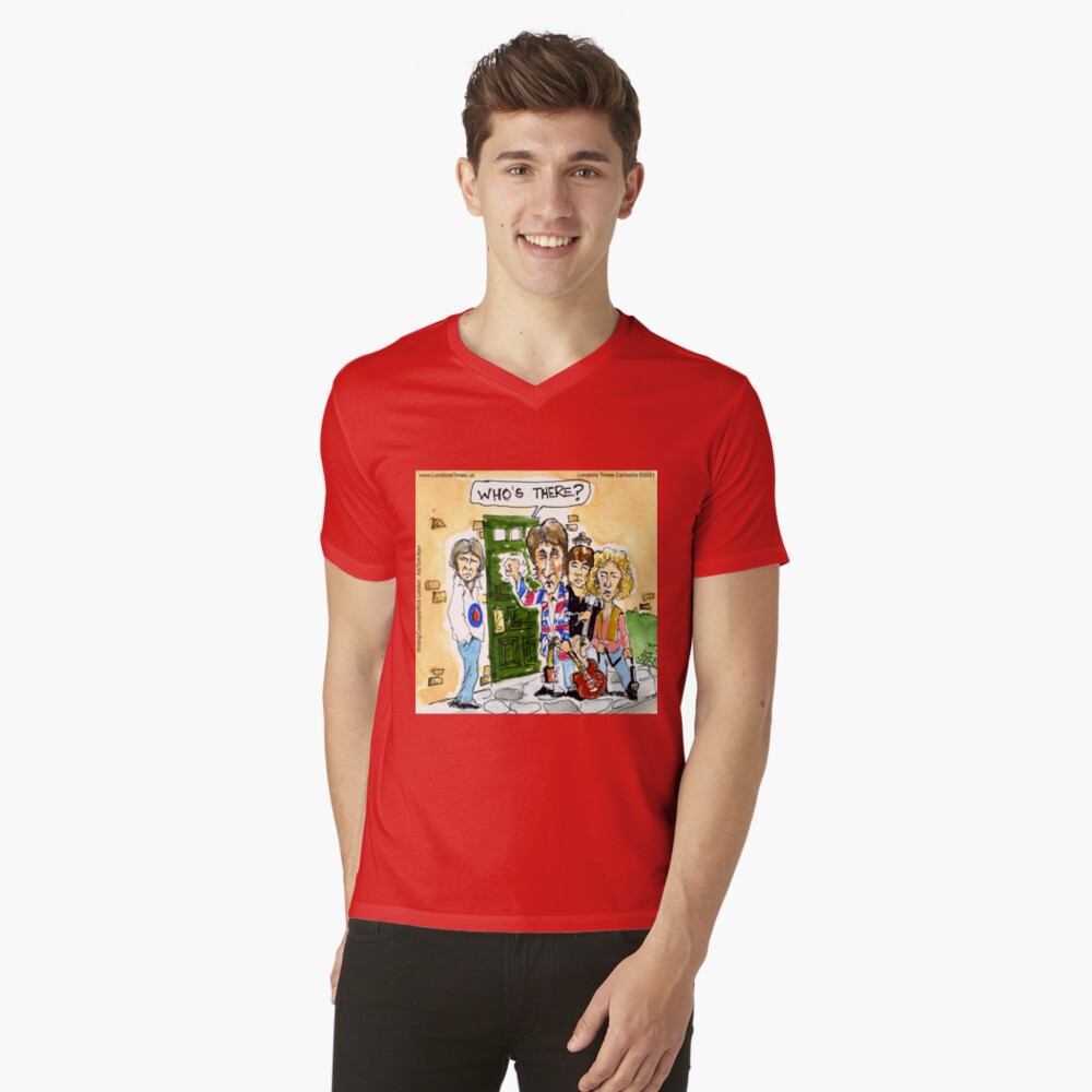 Item preview, V-Neck T-Shirt designed and sold by ltcartoons.