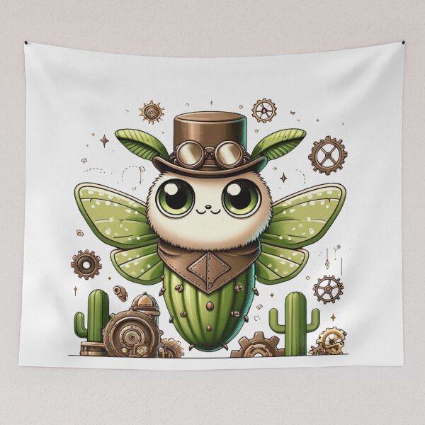 Item preview, Steampunk Cactus Moth designed and sold by Sillytoe.