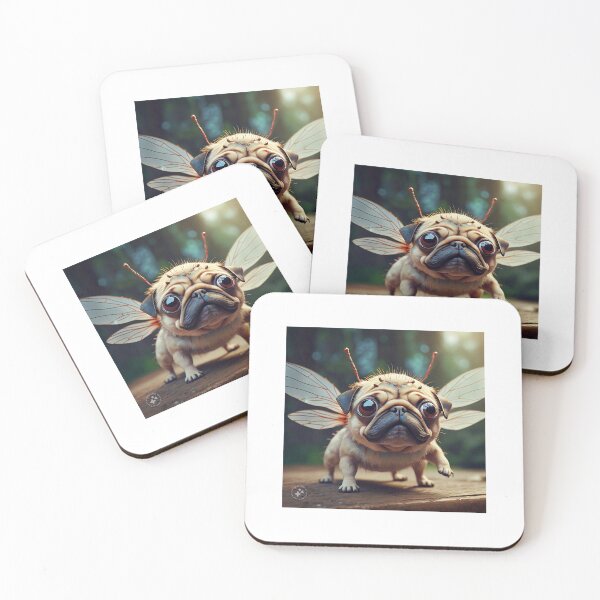 Item preview, Little puggy fly designed and sold by pug-maniac.