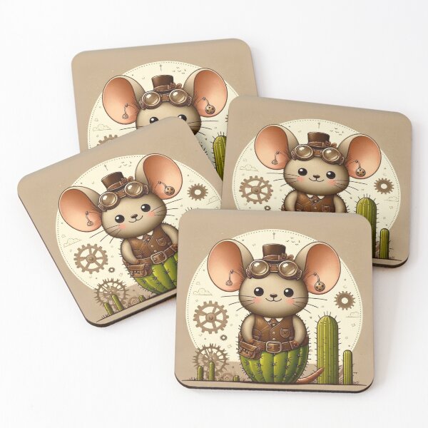 Item preview, Steampunk Cactus Mouse designed and sold by Sillytoe.