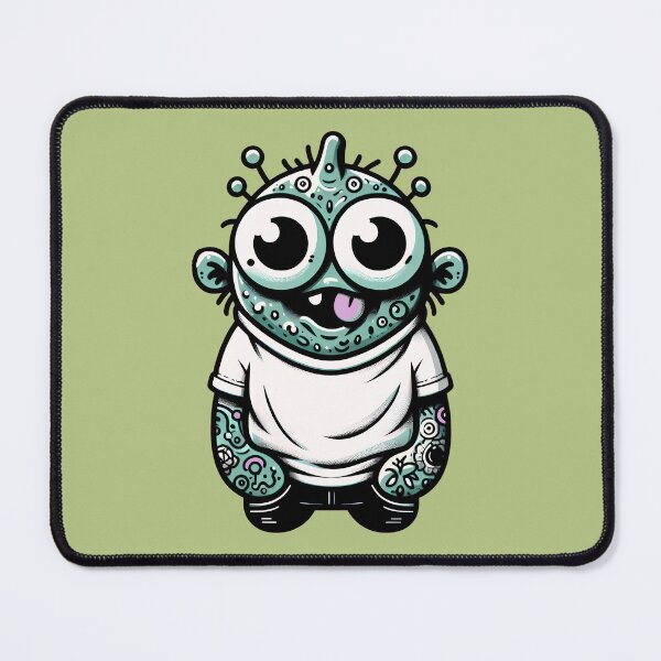Item preview, Green Baby Tattooed Monster in a White T-Shirt designed and sold by FrozenRoscoe.