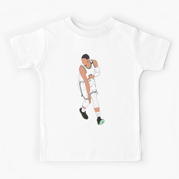 Jayson Tatum 3 Point Celebration Kids T-Shirt