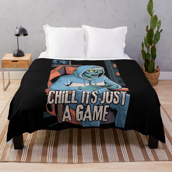 Item preview, Zombie Gamer Chill It’s Just a Game designed and sold by PerkyParakeet.