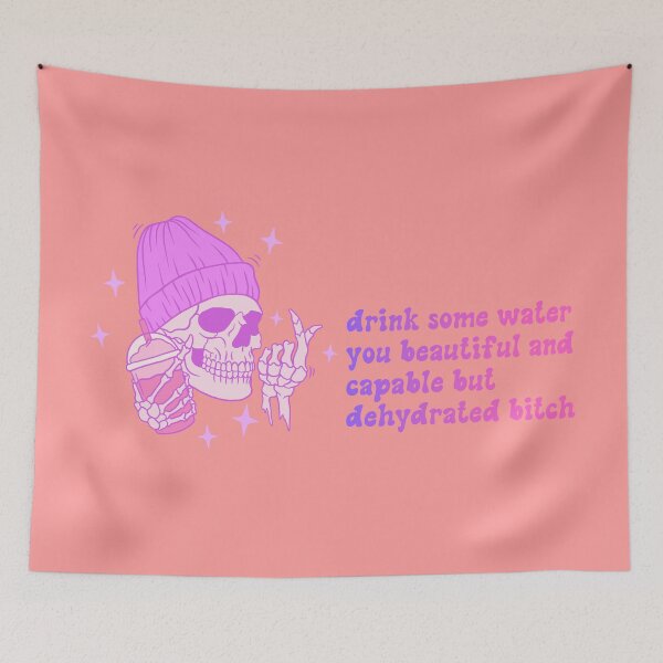 Item preview, Drink some water you beautiful and capable but dehydrated bitch | colorful designed and sold by Leo-Stride.