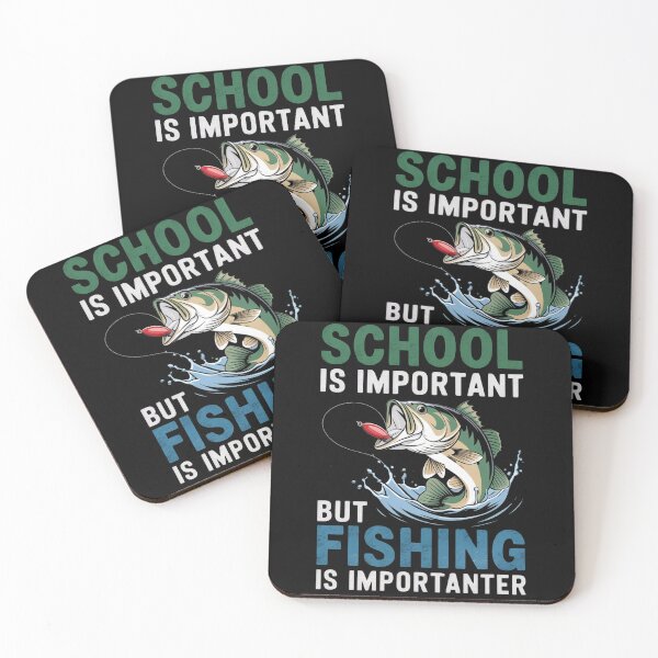 Item preview, School is Important But Fishing is Importanter, Fishing Life, designed and sold by BLZART.