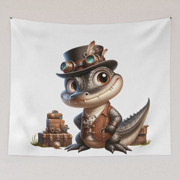 Item preview, Steampunk Caiman designed and sold by Sillytoe.