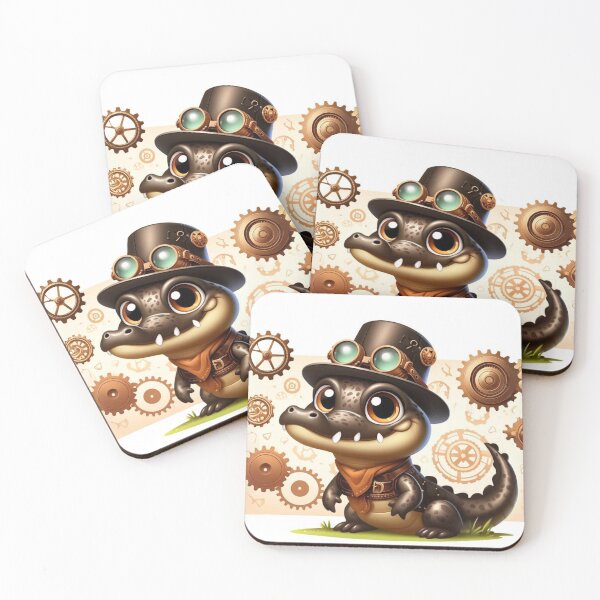 Item preview, Steampunk Caiman designed and sold by Sillytoe.