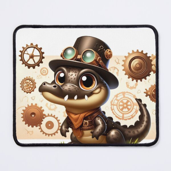 Item preview, Steampunk Caiman designed and sold by Sillytoe.
