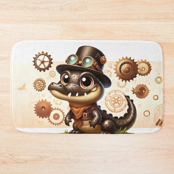Item preview, Steampunk Caiman designed and sold by Sillytoe.
