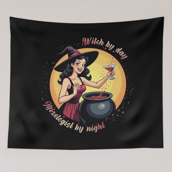 Item preview, Witch by day, mixologist by night designed and sold by Dago345.