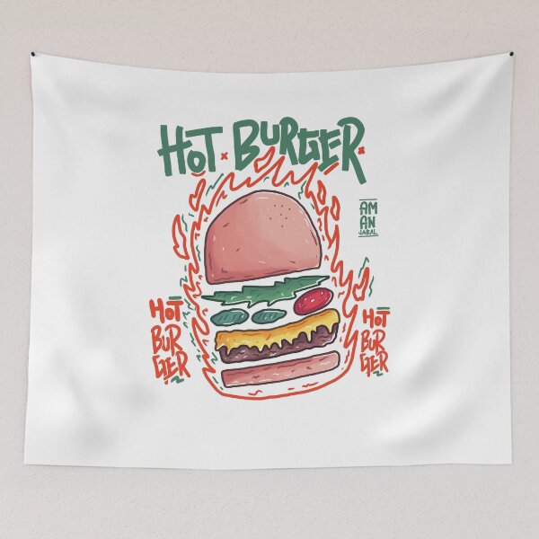 Item preview, Hot Burger  designed and sold by amanjabal.