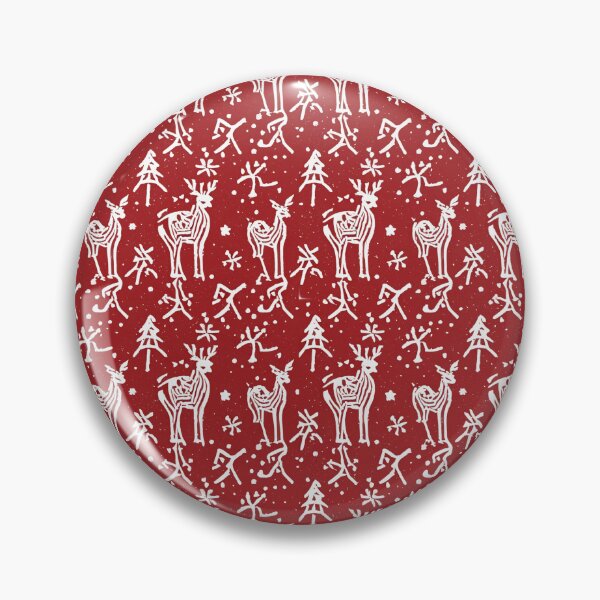 Item preview, Red Christmas Deers designed and sold by Clara Fruggeri.