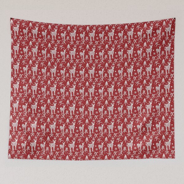 Item preview, Red Christmas Deers designed and sold by Clara Fruggeri.