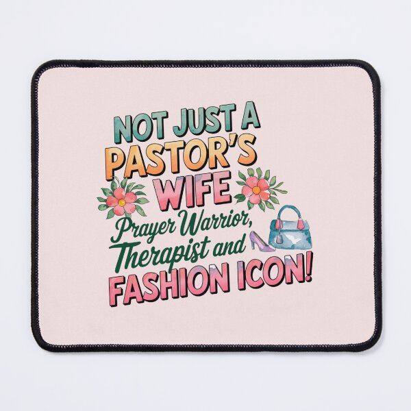 Item preview, Funny Pastors Wife Appreciation Gifts Fashion Icon, Therapist Prayer Warrior designed and sold by Heritage Hive Studio.