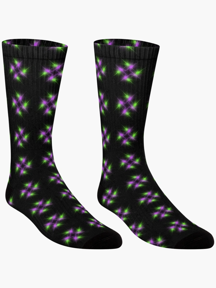 Thumbnail 3 of 5, Socks, Star pattern designed and sold by Meo Design.