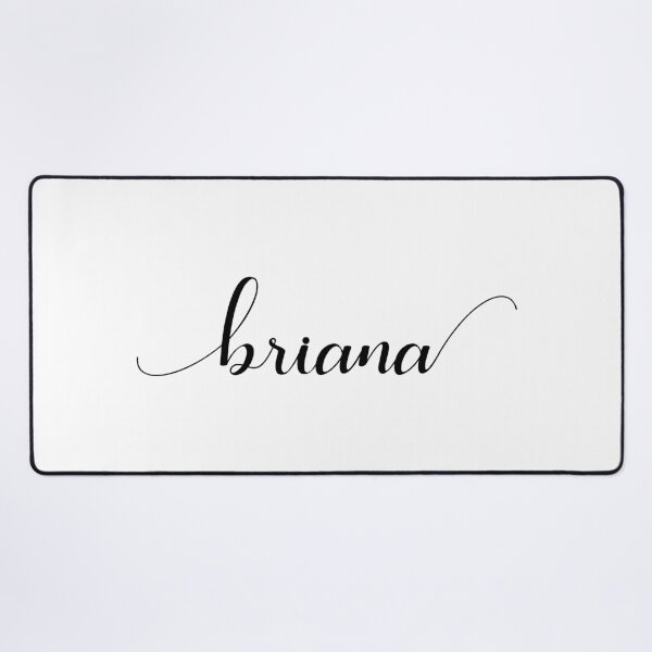 Item preview, Briana - Custom name on delicate black cursive font designed and sold by To the Lua.