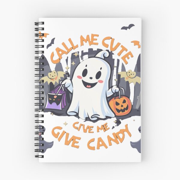 Item preview, Halloween Charm: Cute Ghost’s Candy Quest / Encanto de Halloween: A Busca por Doces do Fantasma Fofo designed and sold by debbiebento.